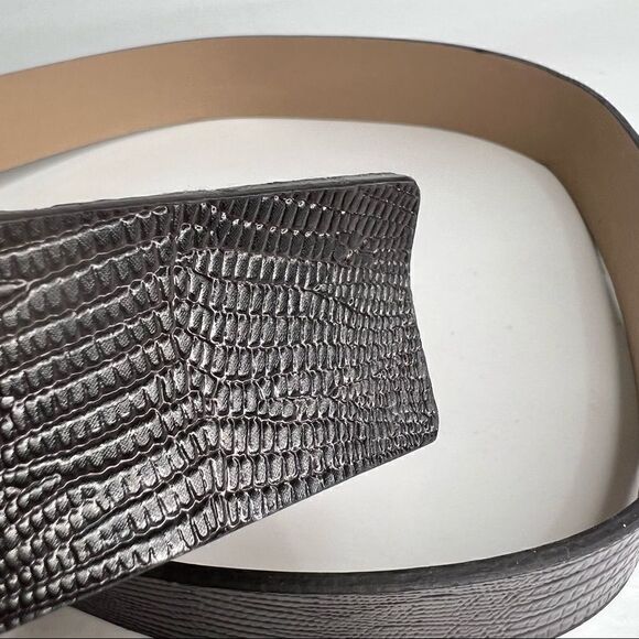 Nine West Faux Leather belt with silver buckle brand new! Brown - Picture 7 of 8